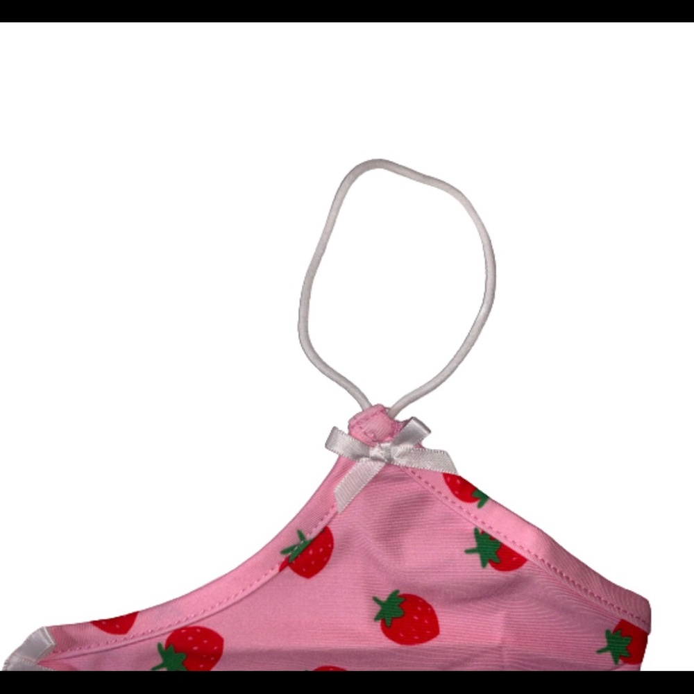 🍓Sexy Kawaii Lolita Strawberry Dress Set | Pink - Picture 7 of 16